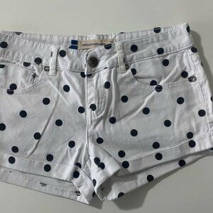 IV Women's White Polka Dot Shorts